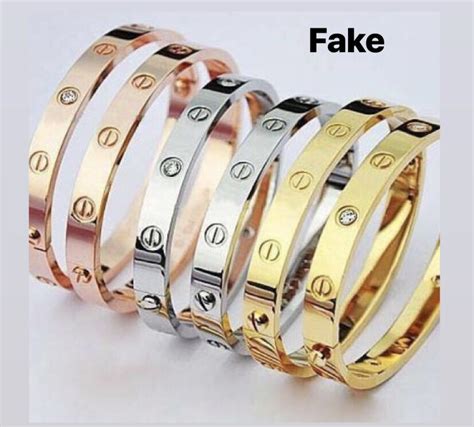 cartier love bracelet false gold